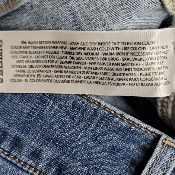 Ariat REAL Denim Leila Boot Cut Blue Jeans Womens 33R Perfect Rise Western 34x32 - Picture 10 of 12